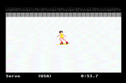 Winter Games for Apple IIgs - Figure skating.