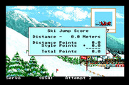 Winter Games for Apple IIgs - Crash! I get no points for that poor performance.