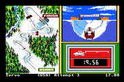 Winter Games for Apple IIgs - There's the finish line!