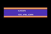 Winter Games for Atari 2600 - Next even: Slalom!