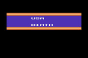 Winter Games for Atari 2600 - Biathalon start.