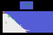 Winter Games for Atari 2600 - Ski jump start.