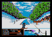 Winter Games for Apple II - The finish line!
