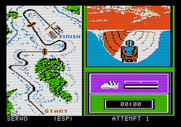 Winter Games for Apple II - Time for the bobsled!