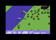 Blue Max for Commodore 64 - Head to head with an enemy plane...