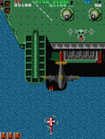 Twin Cobra for Arcade - The larger planes take multiple shots to destroy.