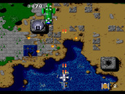 Twin Cobra for Sega Genesis / Mega Drive - Game start.