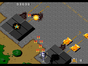 Twin Cobra for Sega Genesis / Mega Drive - Even more tanks appear now...