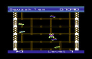 Squish 'Em for Commodore 64 - About to squish an opponent...