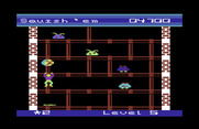 Squish 'Em for Commodore 64 - I better move quick, or I'll get hit on the head!