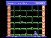 Squish 'Em for ColecoVision - They got me! My climber falls down...