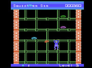 Squish 'Em for ColecoVision - There's a lot of gaps here, and only one place to continue climbing!