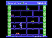 Squish 'Em for ColecoVision - More falling items appear on level 4...