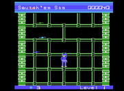 Squish 'Em for ColecoVision - Game start.