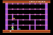 Squish 'Em for Atari 2600 - Doesn't look like I have any way to climb...how do I continue here?