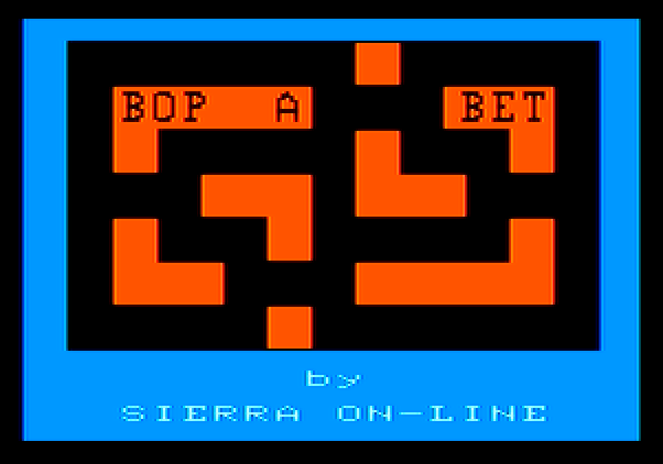 Bop-A-Bet Apple II Screenshot: Game loading...