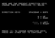 Bop-A-Bet for Apple II - You can customize the keys if playing with the keyboard.