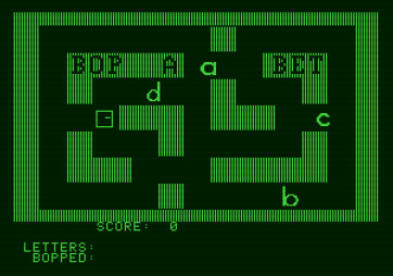 Bop-A-Bet for Apple II - Starting a game with lower case letters.