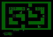 Bop-A-Bet for Apple II - Starting a game with lower case letters.