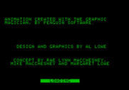 Bop-A-Bet for Apple II - Credits screen.