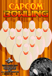 Capcom Bowling for Arcade - Title screen.