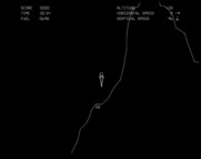 Lunar Lander for Arcade - Attempting to land on a 5X landing pad for some extra points!