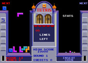 Tetris for Arcade - Game start.
