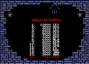 Tetris for Arcade - High scores.
