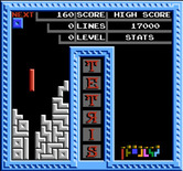 Tetris for NES / Famicom - A long piece in that gap will award me a Tetris!