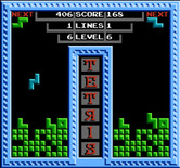 Tetris for NES / Famicom - Playing against the computer...