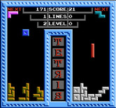Tetris for NES / Famicom - A two player competitive game.