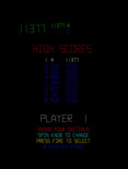 Tempest for Arcade - Game over.