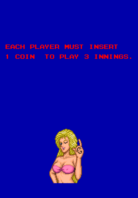 American Horseshoes Arcade Screenshot: Game attract mode.