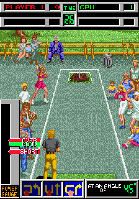 American Horseshoes Arcade Screenshot: The next round begins...