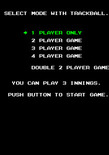American Horseshoes for Arcade - Select game mode.