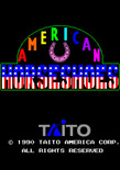 American Horseshoes for Arcade - Title screen.