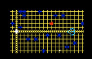 TRON: Solar Sailer for Intellivision - Navigating the solar sailer...