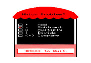Math Tutor for TRS-80 Color Computer - What kind of problems do you want to solve?