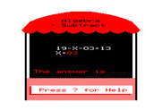 Math Tutor for TRS-80 Color Computer - You can get some help if you don't know the answer...