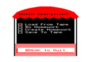 Math Tutor for TRS-80 Color Computer - You can also do homework problems...