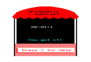 Math Tutor for TRS-80 Color Computer - Here's a question; I got it!