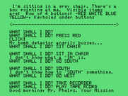 Secret Mission for TI-99/4A - Exploring the area...