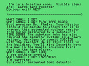 Secret Mission for TI-99/4A - My mission, should I choose to accept it...