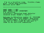 Secret Mission for TI-99/4A - Checking my inventory...