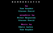 Bannercatch for IBM PC/Compatibles - Title screen.