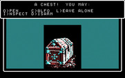 Wizardry V: Heart of the Maelstrom for IBM PC/Compatibles - A chest! What will you do?
