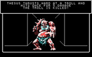 Wizardry V: Heart of the Maelstrom for IBM PC/Compatibles - The troll is killed!