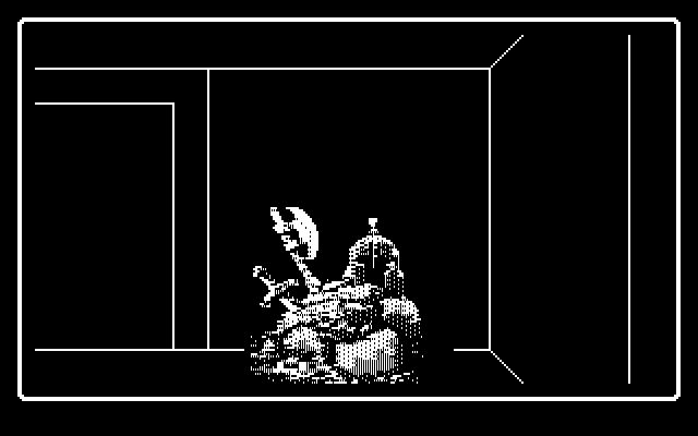 Wizardry V: Heart of the Maelstrom IBM PC/Compatibles Screenshot: Gold is awarded for a battle victory.