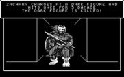 Wizardry V: Heart of the Maelstrom for IBM PC/Compatibles - Fighting a dark figure...