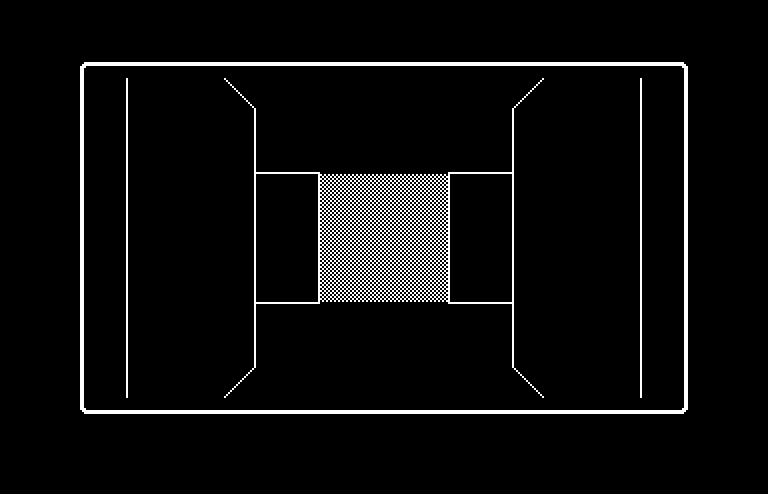 Wizardry V: Heart of the Maelstrom Commodore 64 Screenshot: Wandering in circles; there's the dark rooms again.